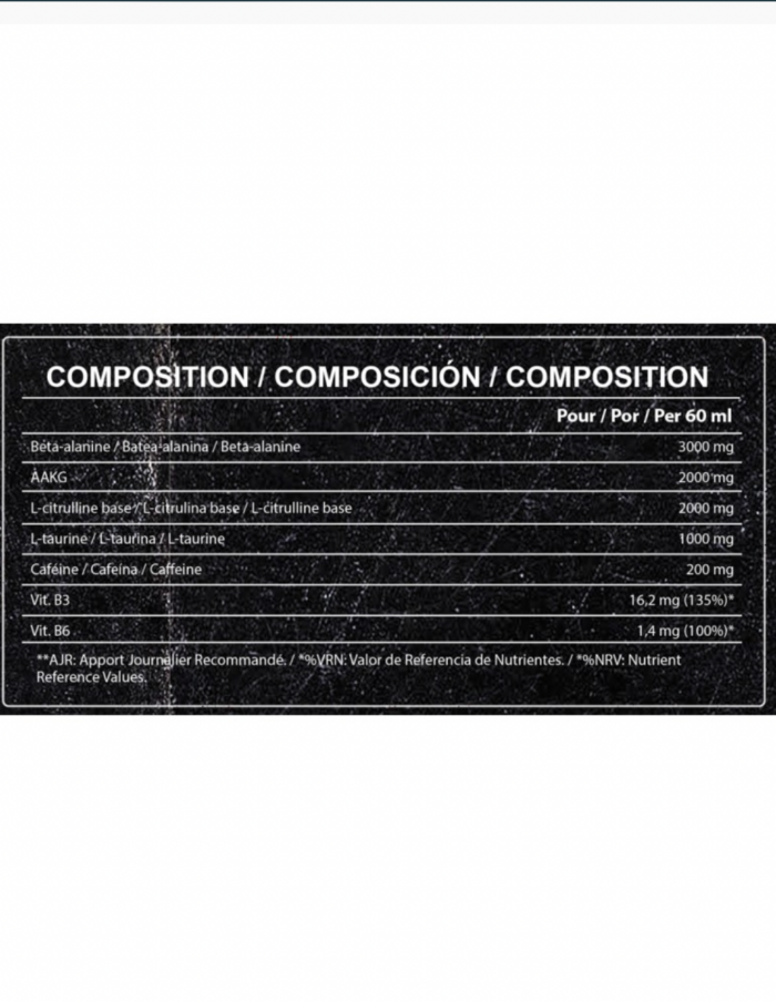 composición de viales de nitromix