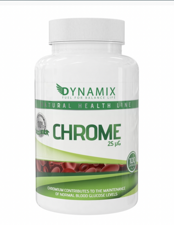 DYNAMIX Chrome - Picolinato De Cromo 100 Caps