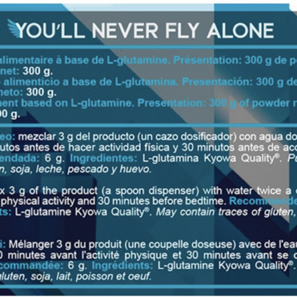 DYNAMIX GLUTAMINA KIOWA 300GR ETIQUETA