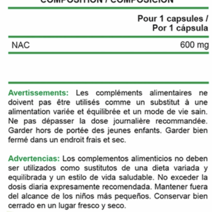 COMPOSICION DEL BOTE DE NAC