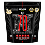 Mass Gainer M70 Chocolate Blanco con creatina añadida ganador de masa muscular low sugar 3 kg
