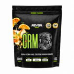 Creatina Monohidrato CRM3 300g micronizada 200 Mesh con 99,9% de pureza y 100 dosis.