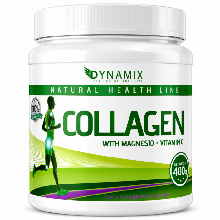 DYN-COLAGENO Colágeno con Magnesio y Vitamina C Dynamix 400 g.